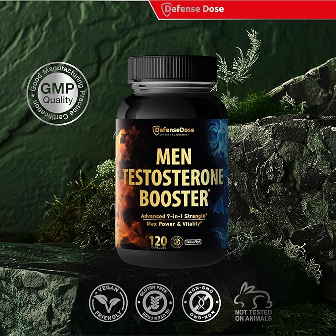Testosterone Libido Booster Supplement for Men - Muscle Growth Support Workout Energy Stamina Performance Enhancer - Natural Fast Acting Body Building Sports Enhancing Nutrition Male Enhancement Pill