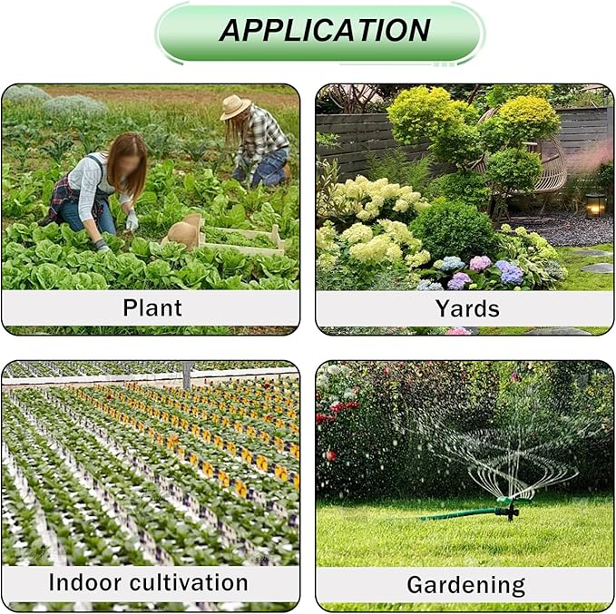 240FT Drip Irrigation System,Irrigation System for Garden with 1/2 inch Hose 1/4 inch Distribution Tubing and Accessories,Drip Irrigation Parts Garden Watering System