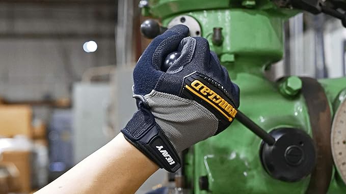 Ironclad Heavy Utility Work Gloves HUG, High Abrasion Resistance, Performance Fit, Durable, Machine Washable, (1 Pair), XX-LARGE