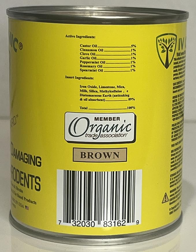 IV Organic 3-in-1 Plant Guard, 1 Pint (Brown)
