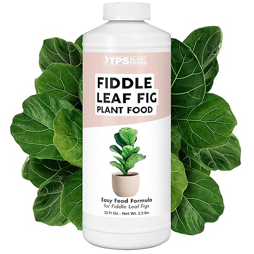 Fiddle Leaf Fig Plant Food – Liquid Plant Food for Bigger Leaves, Stronger Roots & Healthy New Growth, 32 oz