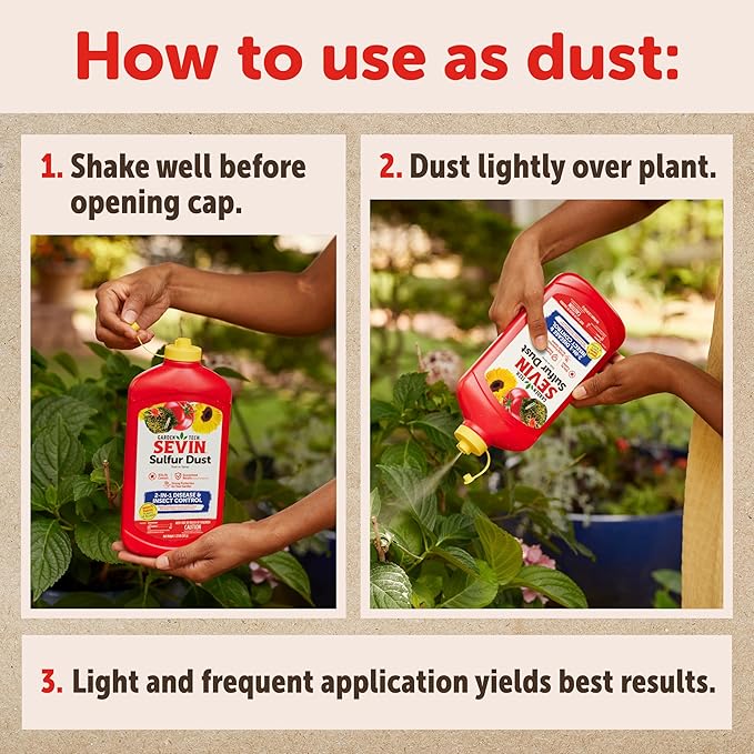 Sevin Sulfur Dust 1.25 LB