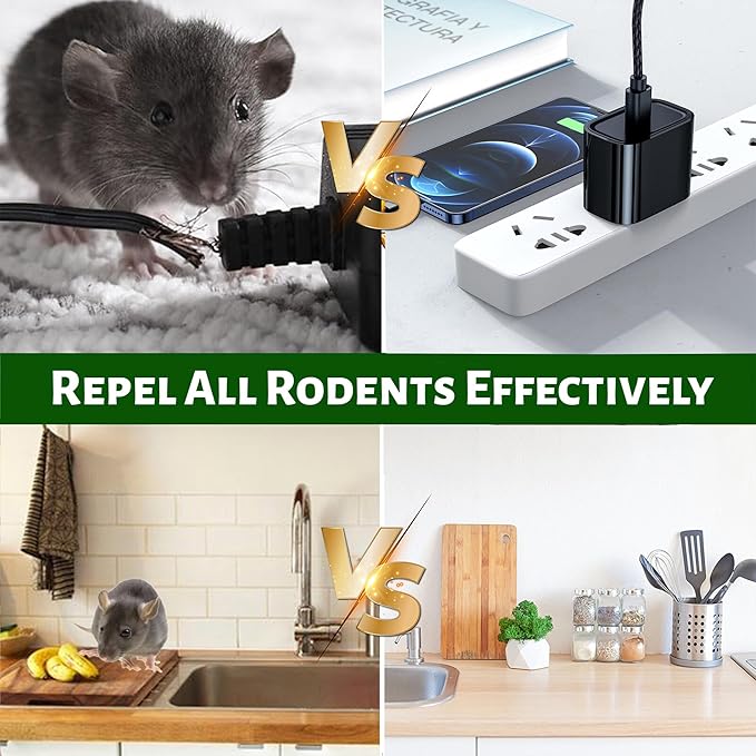 Mouse Repellent Pouches 12 Pack Squirrel Rodent Mice Repellent Pouches with Peppermint Oil-Repels Mouse,Mice, Rats,Mosquito,Roaches,Ants,Moths,Spiders-Pest Control