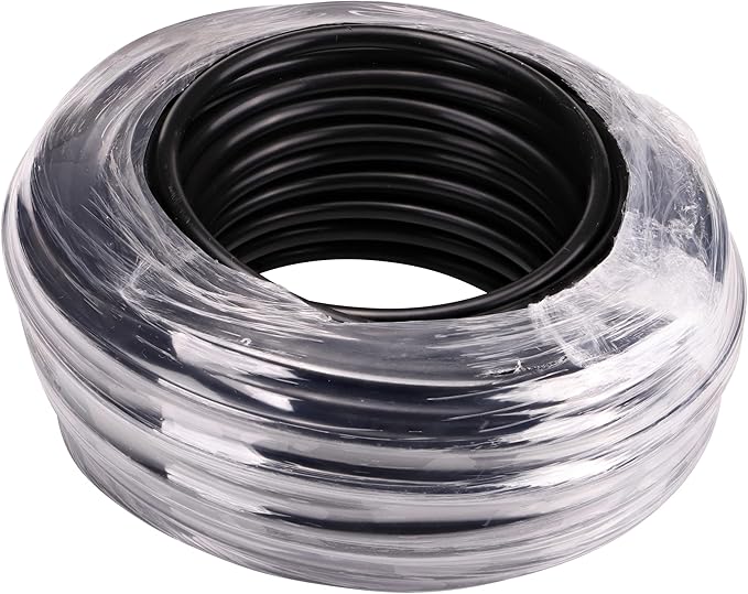 Raindrip 016010T 1/4-Inch Drip Irrigation Supply Tubing,100-Foot.,for Drip Irrigation,Drip-Emitters,Irrigation-Parts,Systems,Black Polyethylene,(Pack of 10)