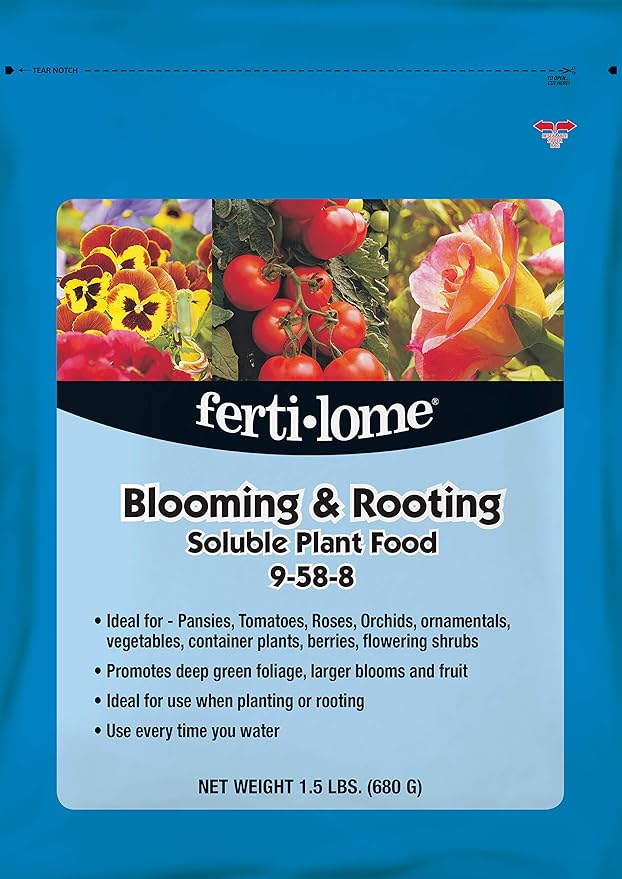 Fertilome (11772) Blooming & Rooting Soluble Plant Food 9-58-8 (1.5 lbs)