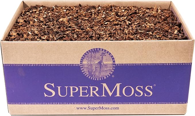 SuperMoss (23107) Orchid Potting Bark, 100% Natural White Fir Bark, 1/4", 1,560 Cu. in.