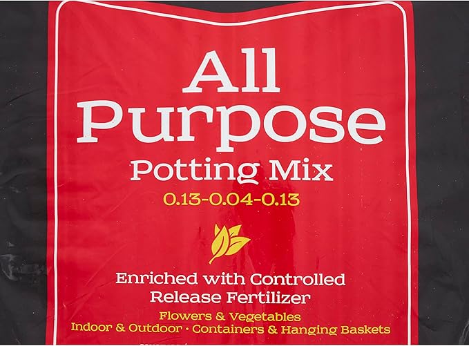 Sun Gro 13101022 Black Gold All Purpose Potting Mix with Fertilizer, 2 Cubic Feet