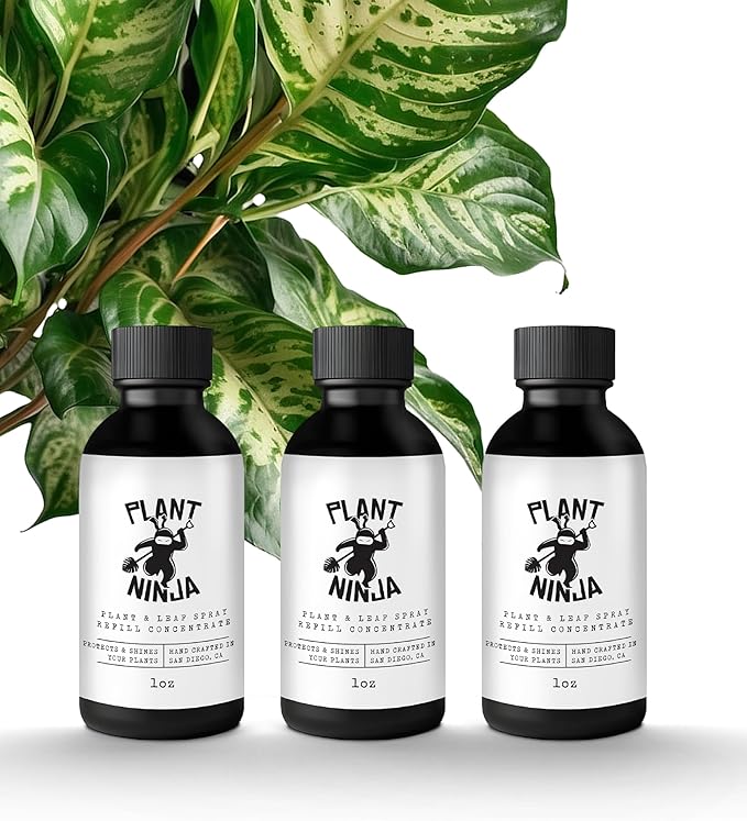 Plant & Leaf Spray, Refill Concentrate, Protection, Shine Enhancer for Your Indoor Plants, House Plants, Gardening Supplies, Plant Care, 3 Pack 1oz