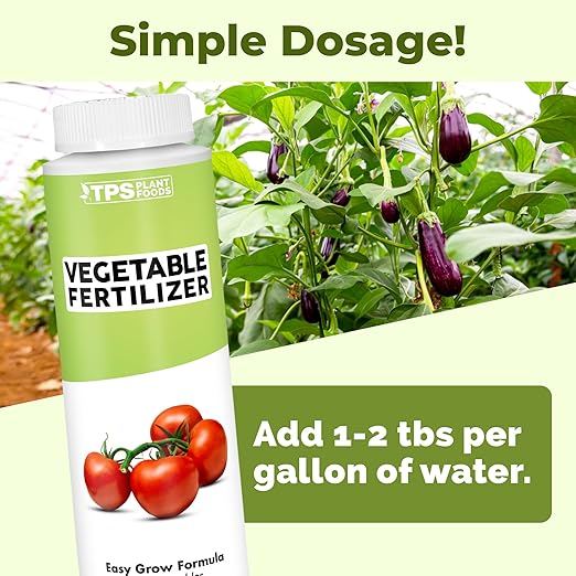 Vegetable Fertilizer – Liquid Plant Food for Bigger Harvests, Stronger Roots & Healthy Garden Growth, 8 oz