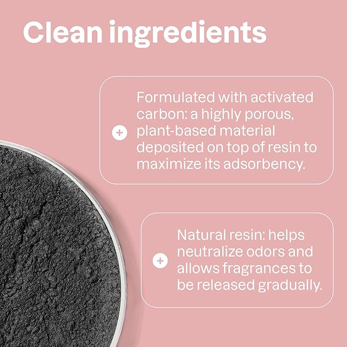 ATTITUDE Baby Air Purifier, Activated Carbon Freshener, Odor Remover, Plant and Mineral-Based, Vegan, Good Night, 8 Ounces
