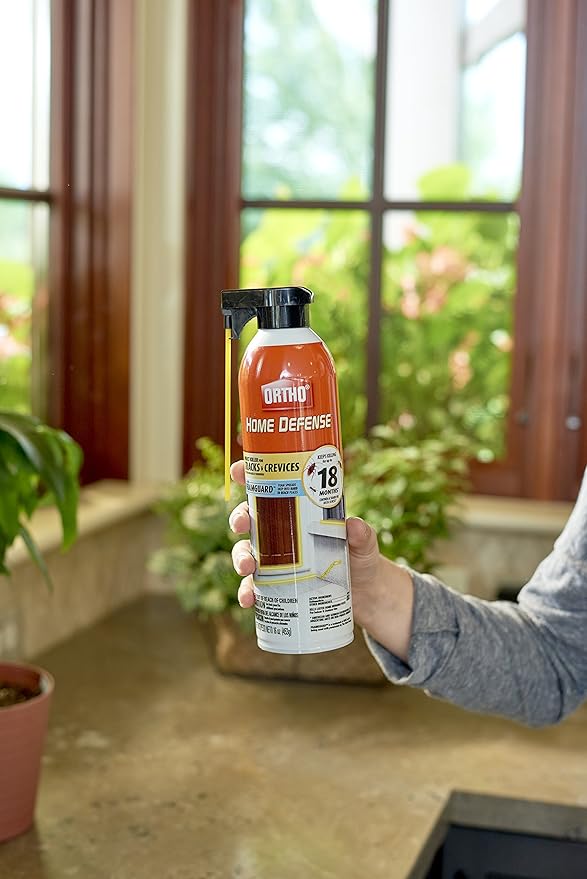 Ortho Home Defense Insect Killer for Cracks & Crevices - Bug Killer Spray Foam Kills Ants, Cockroaches, Fleas, Centipedes, Crickets, Boxelder Bugs & Other Listed Insects, Long-Lasting, 16 oz.