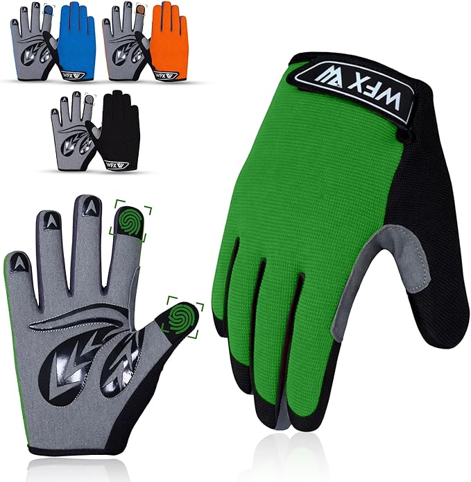 WFX Kids Work Gloves Youth Boys Gardening Gloves, Garden Utility Grips Full Finger Work with Children Ages 8-12 Working