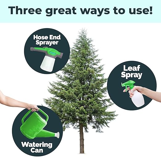 Spruce Tree Fertilizer – Liquid Plant Food for Rich Green Needles, Stronger Roots & Healthy Evergreen Growth, 1 Gallon