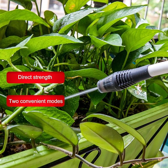 Electric Plant Sprayer Battery Powered Sprayer Wand, Power Sprayer for Plant Watering Car Cleaning Home Cleaning Pet Cooling Humidification, Automatic Electric Garden Sprayer