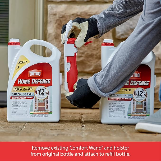 Ortho Home Defense Insect Killer for Indoor & Perimeter Refill 2, 1.33 gal., 4-pack