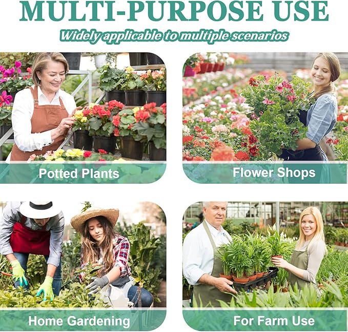 8pcs Plant Stem Support, Plant Support for Indoor Plants, Plastic Reusable Plant Stabilizer, Indoor Plants Accessories