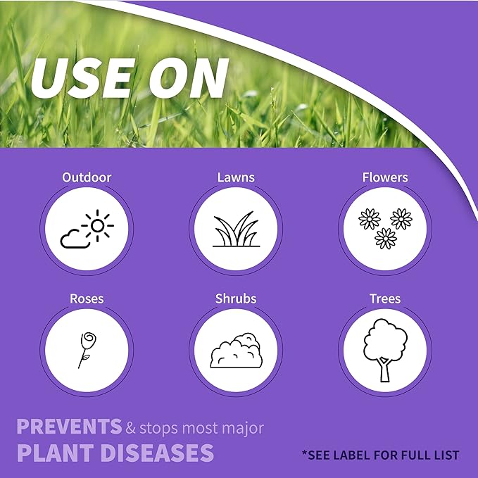 Bonide Infuse Systemic Disease Control, 32 oz Ready-to-Spray Solution for Lawn & Landscape, Fungicide for Turf & Ornamentals