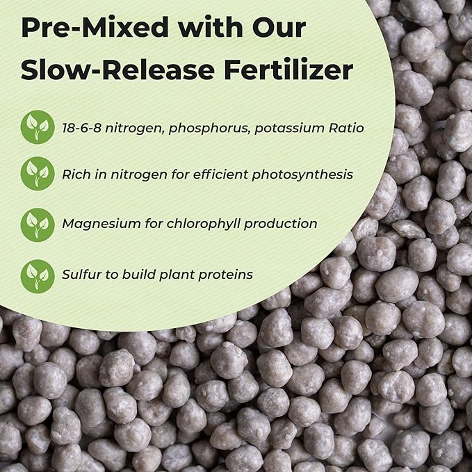 Specialty Blueberry Potting Mix by Perfect Plants | Organic Premium Mix | Use with Blueberry's, Raspberry, or Other Fruit Shrubs (8qt)