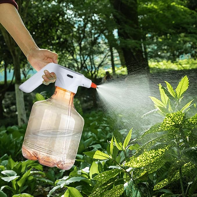 Spray Bottles Mist Sprayer – Electric Mist Sprayer, Transparent Cleaning Tool | USB Rechargeable Container, 3L Multifunction Bottle for Gardening Tasks, Plant Watering, Home Cleaning, Outdoor Use