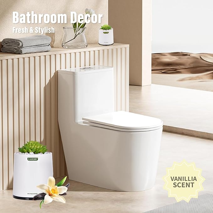 2 Pack Artificial Succulent Plants with Subtle Vanilla Scent, Faux Indoor Plants for Home Decor, Small Fake Plant for Bathroom, Bedroom, Office Decor, Aesthetic Room Accessories, Housewarming Gift