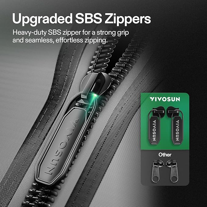VIVOSUN 4X8 Pro Grow Tent, 96"x48"x80" Grow Tents Mylar Hydroponic Tent Thickened 22mm Poles Heavy Duty Zippers Greenhouse for Hydroponic Plants