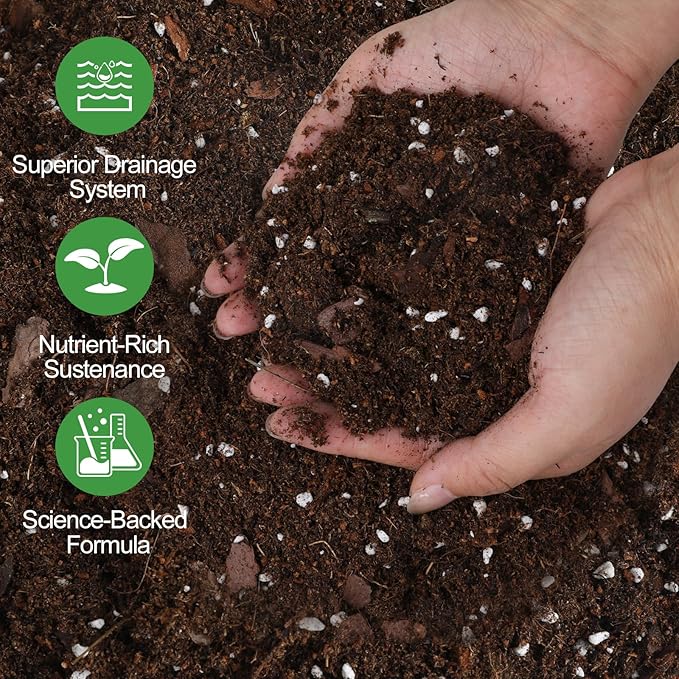 Premium Bonsai Soil Mix for Pine Trees 10qt，Breathable and Drainage Formula| Ideal for Bonsai Pots and Repotting