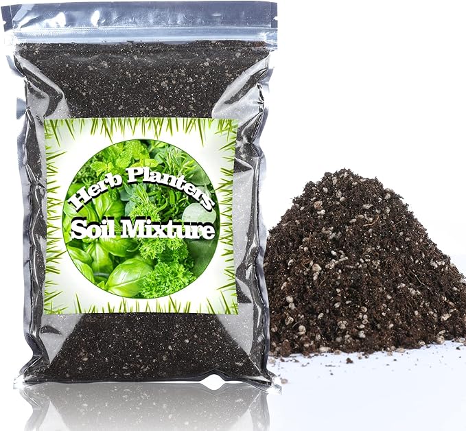 Doter Organic Potting Soil Mix 4qt for All Indoor & Outdoor Small Containers Including Herbs, Vegetables, and Flowers