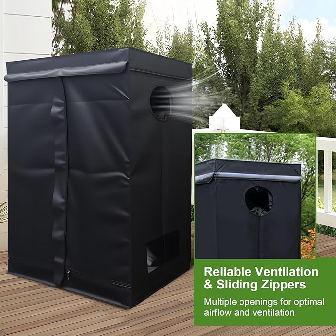 Planting Tent 59 "x48 x24 high reflectivity Indoor Planting Room for Planting Fruits, Flowers and Vegetables with Detachable Waterproof Floor Tray.