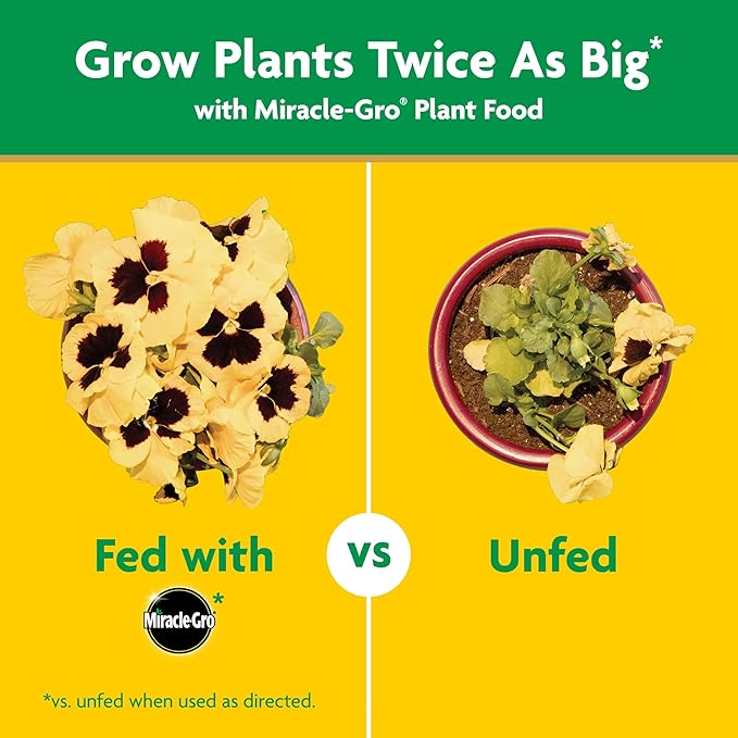 Miracle-Gro Garden Feeder with Water Soluble All Purpose Plant Food - Plant Fertilizer, Hose-end Feeder for Outdoors, 1 lb.