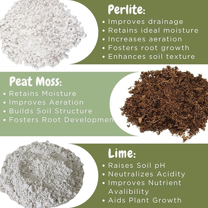 Soil Sunrise All Natural Tomato Starter/Potting Mix (8 Quarts) Perfect Backfill for Outdoor Tomato Plant Holes, Hand Blended with Natural Ingredients Including Worm Castings