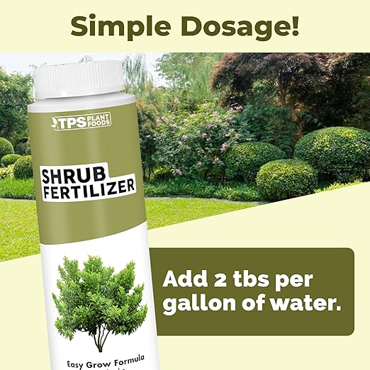 Shrub Fertilizer – Liquid Plant Food for Fuller Growth, Rich Green Foliage & Stronger Roots, 8 oz