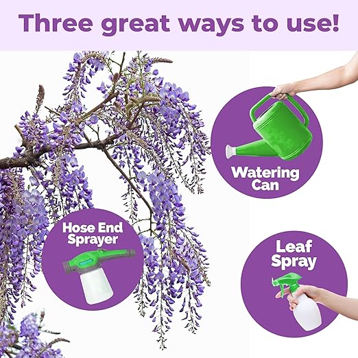 Wisteria Fertilizer – Liquid Plant Food for More Blooms, Stronger Vines & Healthy Root Development, 1 Gallon