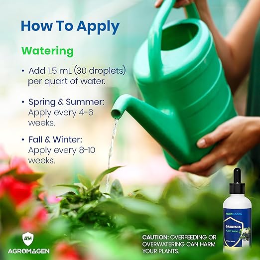 AgroMagen Plant Food with Essential Nutrients & Chelated Micronutrients, Liquid Fertilizer (4 fl.oz.) (Gardenia)