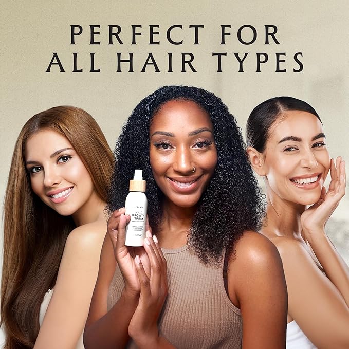 Lebanta Hair Growth Oil Spray - 100% Pure Ingredients For Non Greasy, Thicker & Stronger Hair - Organic Batana, Castor, Biotin, Saw Palmetto, and Rosemary Oil Gifts Women Scalp (4.1 Fl Oz (Pack of 2))