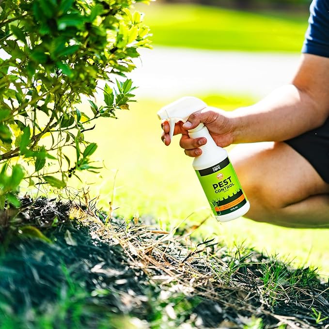 Nature’s Dome Pest Control Spray 32 Oz | 100% Natural Ant Killer & Bug Spray for Indoor & Outdoor Use | Eco-Friendly Bug Spray for Flea, Ticks, Ant & Mosquitos | Safe for Pets and Kids