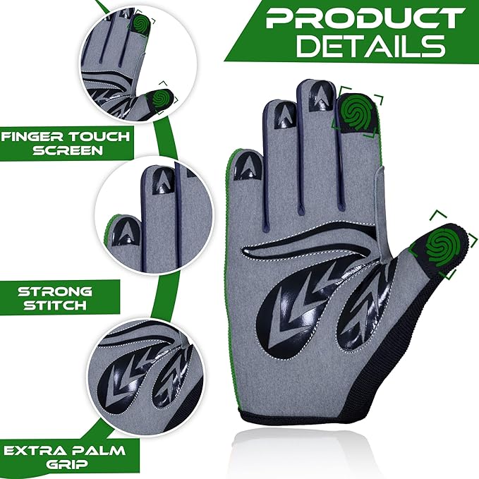 WFX Kids Work Gloves Youth Boys Gardening Gloves, Garden Utility Grips Full Finger Work with Children Ages 8-12 Working
