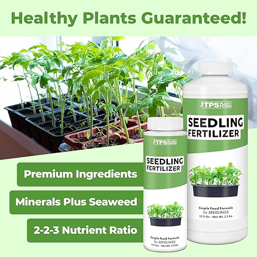 Seedling Fertilizer – Liquid Plant Food for Strong Root Development & Healthy New Growth, 8 oz