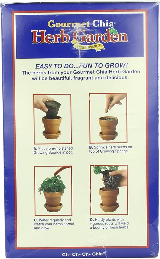 Chia Gourmet Herb Garden - Indoor Garden & Planter, Mixed