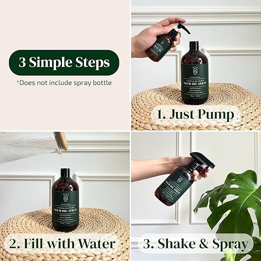 Plant Shine & Defense Essentials – Plant Wipes + Essential Oil Infused Neem Oil (No Spray Bottle)