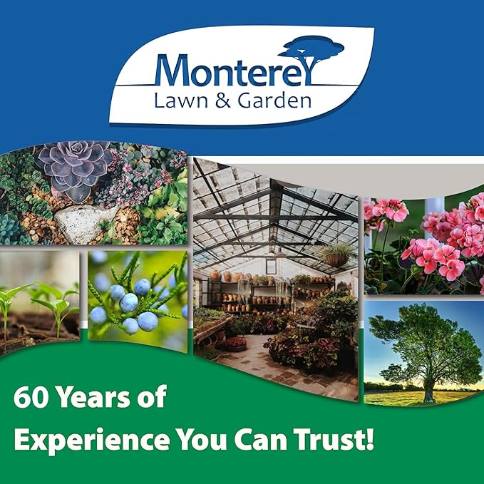 Monterey Neem Oil RTU – 32oz Fungicide/Insecticide/Miticide – Controls Black Spot, Powdery Mildew, Rust, Spider Mites, Aphids, and More – Bunded with Garden Measure Spoon