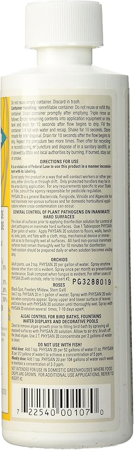 Physan 20 Broad Range Disinfectant, 8-Ounce
