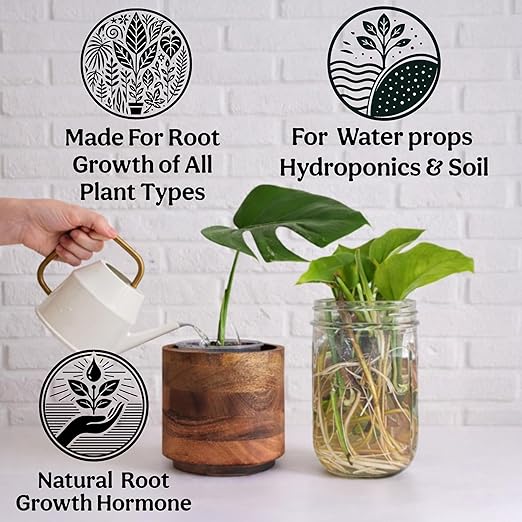 Organic Liquid Kelp & Seaweed Extract Prop Drop (Ecklonia Maxima) – Root + Plant Growth Hormone & Root Plant Food for Water Propagation, Hydroponics & Soil – 16oz 120 Gallons
