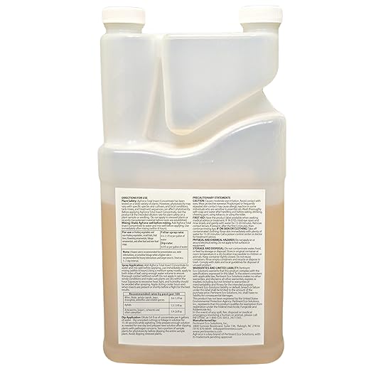 Total Insect Concentrate Solution – Designed for Agriculture and Gardens – Plant-Based Ingredients – for Consistent Crop Growth – 32 oz Bottle