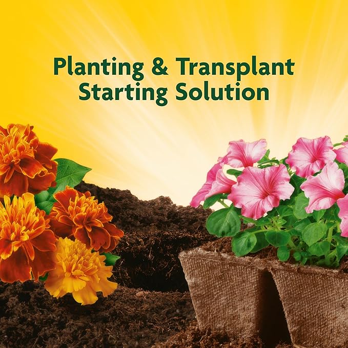 Miracle-Gro Quick Start Planting and Transplant Starting Solution - Liquid Fertilizer for Seedlings and Transplants, 48 fl. oz.