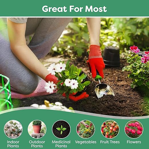 Gardenwise 20-20-20 Water-Soluble Fertilizer – Powder for Liquid Plant Food for Indoor & Outdoor Plants, Orchids, Vegetables, Lawns, Flowers – 20 20 20 Fertilizer (10 QUARTS)