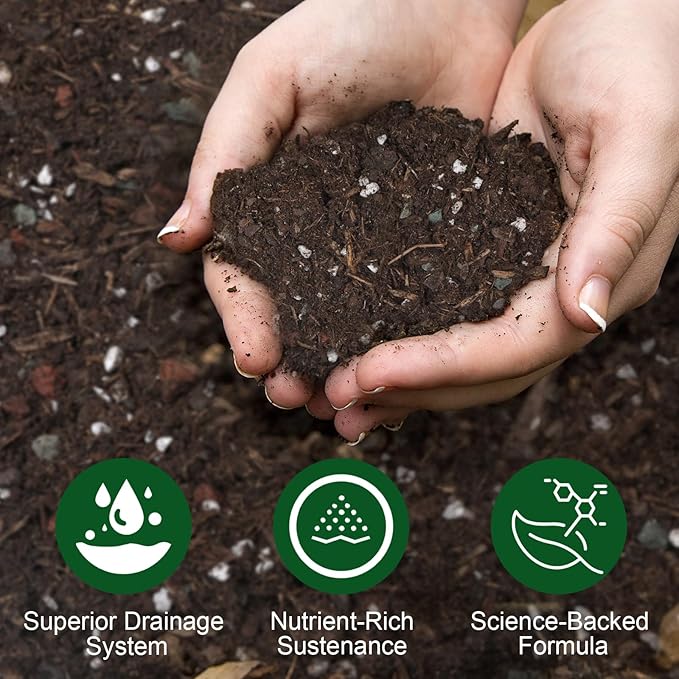 Doter Organic Desert Rose Potting Soil Mix for Healthy Growth 1qt - 100% Natural Potting Mix - Specially Formulated Nutrient-Rich Plant Soil for Desert Rose Plant.