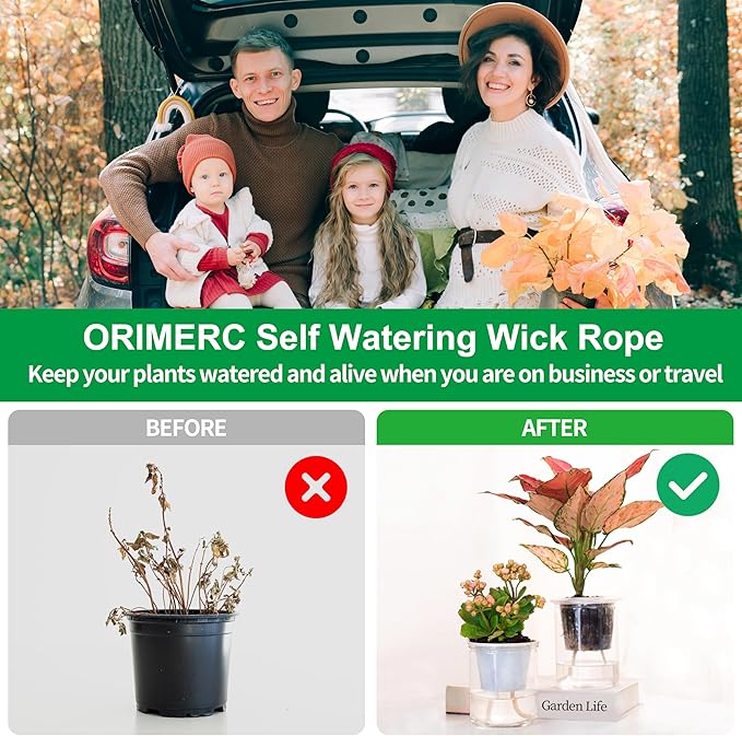 ORIMERC 2 inch Net Pots for Hydroponics Plants, 100 Pack Net Cups with Watering Rope & Plant Labels, for Hydroponic Supplies Aquaponics Vegetable Garden Growing Baskets Nursery Slotted Mesh tower Pots