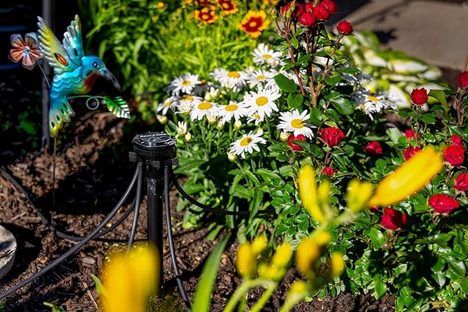 Rain Bird MANIFPRPS2 Drip Irrigation 9-Port Manifold, 25 PSI Pressure Regulating, Adjustable Flow and ON/Off