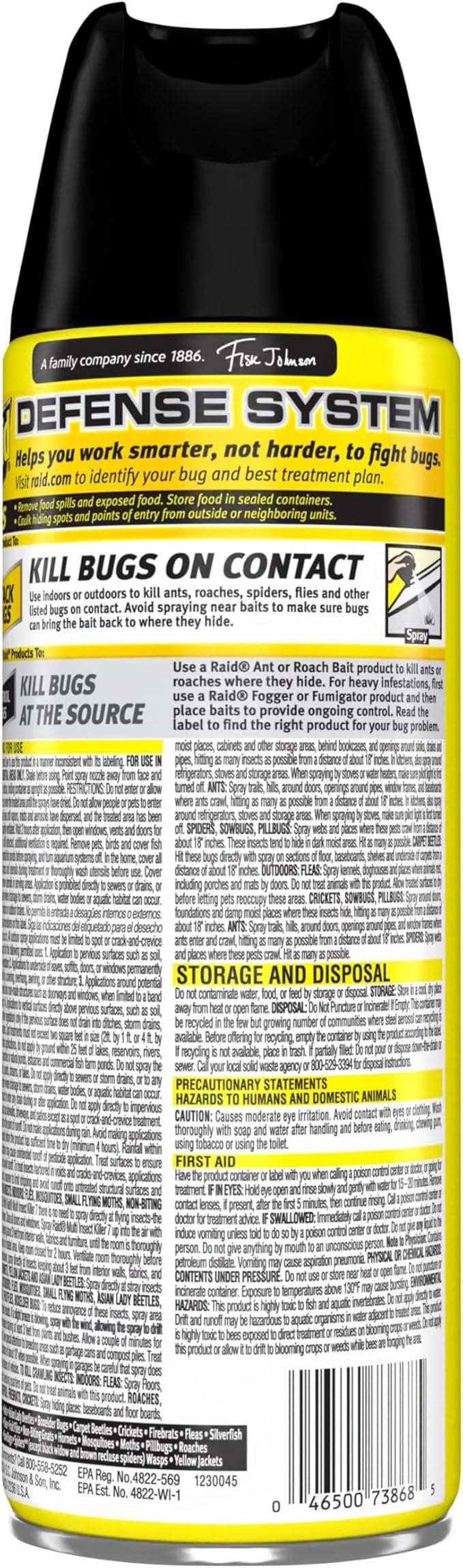 Raid Multi Insect Killer, 15 OZ