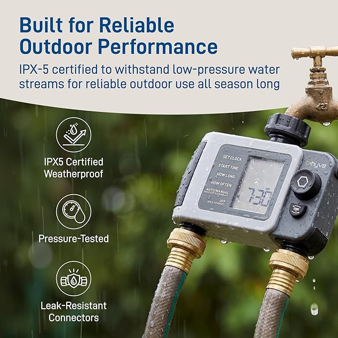 Orbit 24637 B-hyve XD 2-Port Smart Hose Watering Timer with Wi-Fi Hub